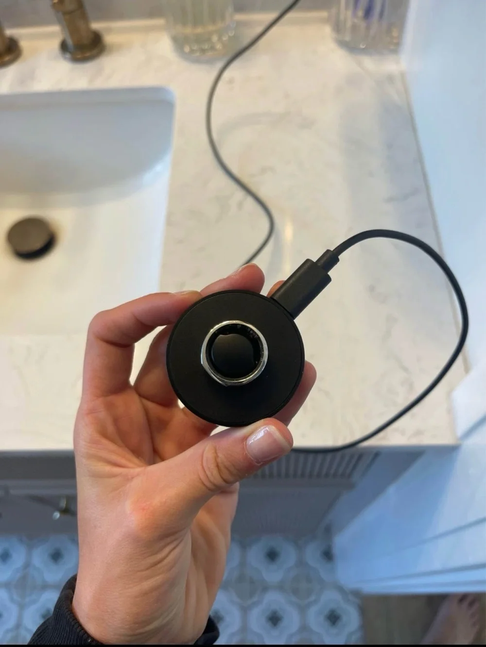 Oura Ring- Gen3 Heritage Silver, US6